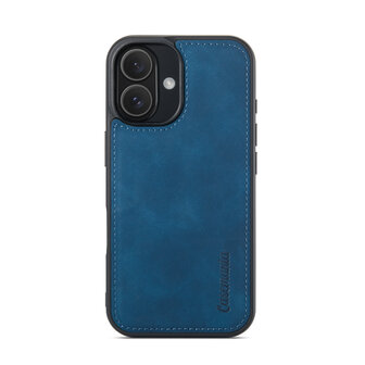 iPhone 16 - Navy Blue - 2 in 1 Book Case