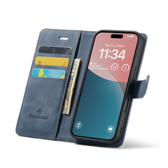 iPhone 16 - Shadow Gray - 2 in 1 Book Case