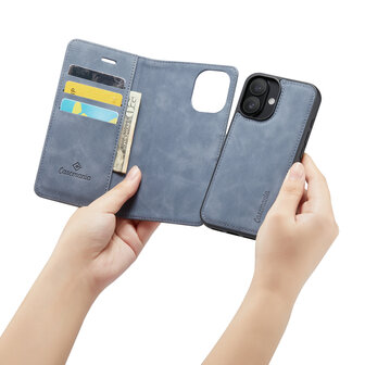 iPhone 16 - Shadow Gray - 2 in 1 Book Case