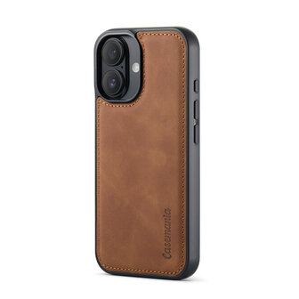 iPhone 16 - Sienna Brown - 2 in 1 Book Case