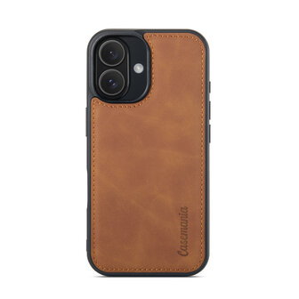 iPhone 16 - Sienna Brown - 2 in 1 Book Case