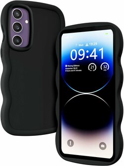 Samsung A16 - Wave Back Cover - Zwart
