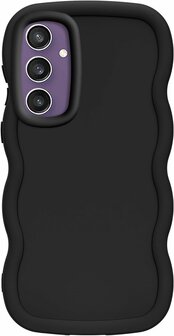 Samsung A16 - Wave Back Cover - Zwart