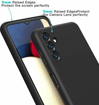 Samsung M23 - Siliconen Back Cover - Zwart