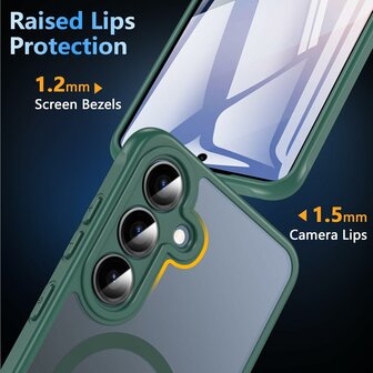 Samsung S23 - Matte MagSafe Armor - Groen