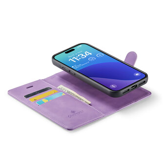 iPhone 16 Pro Max - Bright Lila - 2 in 1 Book Case