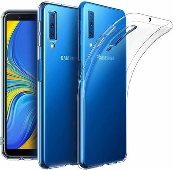 Samsung A9 2018 - Siliconen Back Cover - Transparant