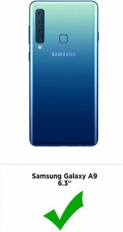 Samsung A9 2018 - Siliconen Back Cover - Transparant