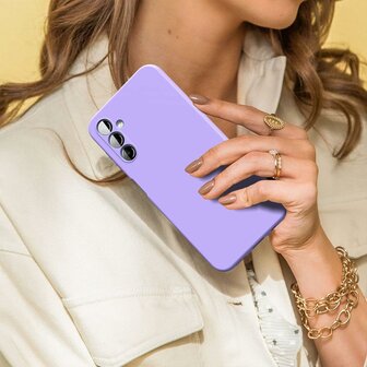 Samsung A55 - Liquid Back Cover - Paars