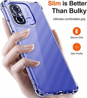Redmi 12C - Anti Shock &amp;amp; 2x Glas - Transparant