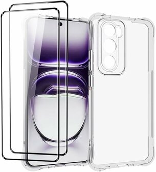 Reno 12 Pro - Anti Shock &amp;amp; 2x Glas - Transparant