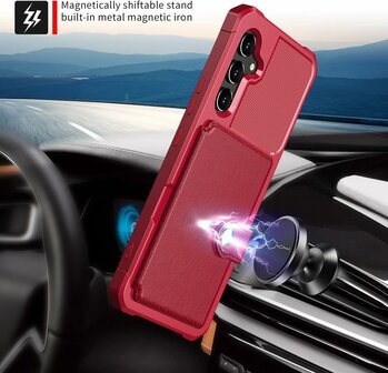 Samsung A14 Rood - RFID Back Cover