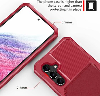 Samsung A14 Rood - RFID Back Cover