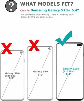 Samsung S10 Plus - Armor met Kickstand Ring - Ros&eacute;goud