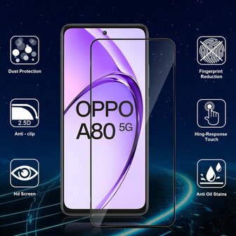 Oppo A80 - Full Glas - 2 Stuks