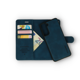 Samsung S21 FE Navy Blue - 2 in 1 Book Cover