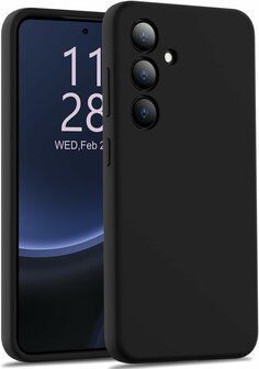 Samsung Galaxy S25 Plus - Zwart - Liquid Siliconen Back Cover