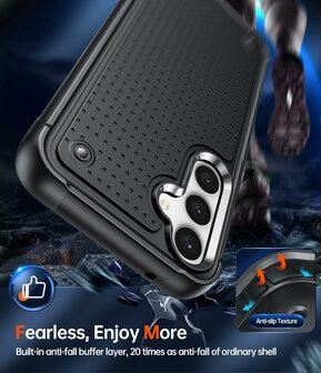 Samsung S23 FE Zwart - Armor Back Cover