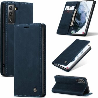 Samsung S21 Plus Navy Blue - Book Case