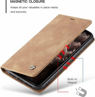 Oppo A73 4G Sienna Brown - Book Case