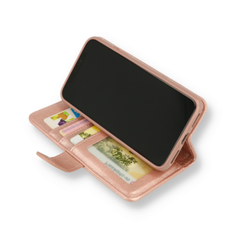 Samsung S25 - Rosegoud - HQ Book Case met Rits