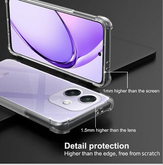 Oppo A40 / A40m / A60 5G - Anti-Shock - Transparant
