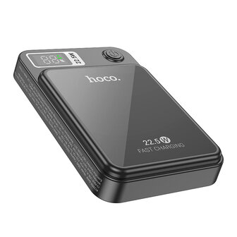 Hoco DB40 Draadloze Powerbank - 5000 mAh Snel Lader - Geschikt voor MagSafe - Zwart