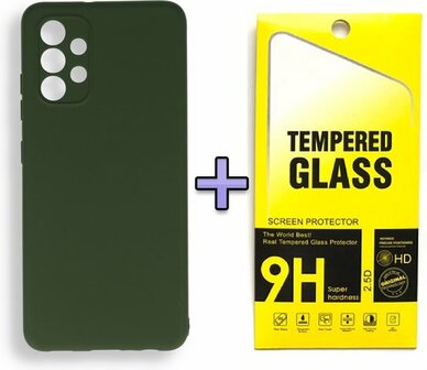 A52 - Back Cover &amp;amp; Glas - Groen