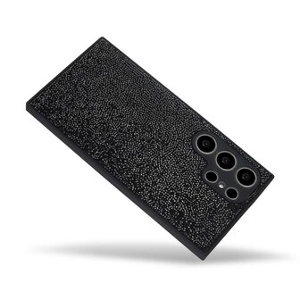 Samsung S22 Ultra - Diamant Glitter - Zwart