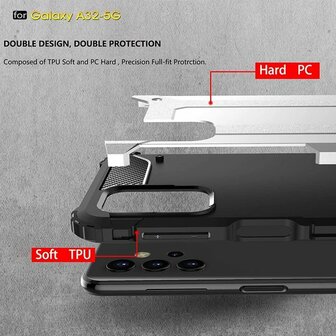 Samsung A32 5G Zwart - Anti Shock Armor
