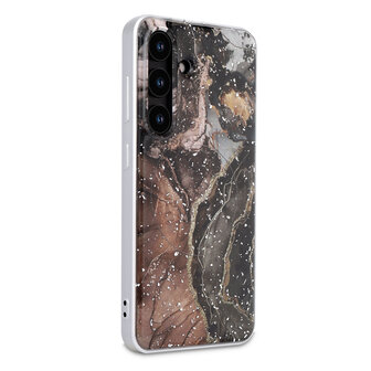 Samsung S25 - Zwart - Marmer MagSafe Back Cover