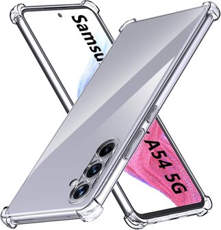 Samsung A54 - Anti Shock Back Cover - Transparant