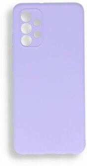Samsung A72 - Siliconen Back Cover - Paars