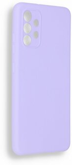 Samsung A72 - Siliconen Back Cover - Paars