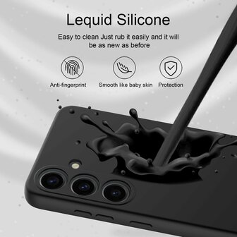 Samsung S25 Plus - TPU Back Cover &amp;amp; 2x Glas - Zwart