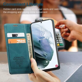 Samsung S21 Plus Emerald Green - Book Case