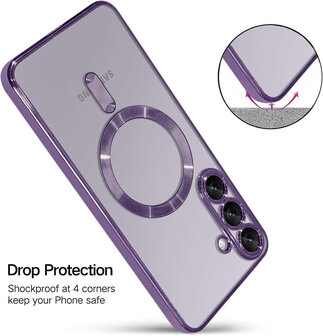 Samsung S25 - MagSafe TPU Back Cover - Paars