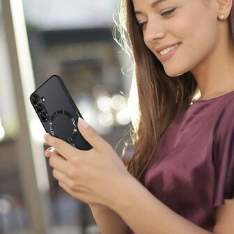 Samsung S25 - MagSafe TPU Back Cover - Paars