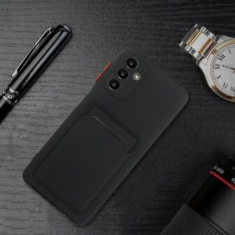 Samsung A54 - Back Cover met Kaarthouder - Zwart