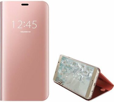 Samsung S20 Plus - Clear View Case - Ros&eacute;goud