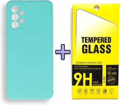 A32 4G - Back Cover &amp;amp; Glas - Turqoise
