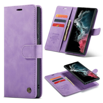 Samsung S24 Ultra Bright Lila - 2 in 1 Book Case