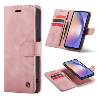 Samsung S25 - Pale Pink - 2 in 1 Book Case