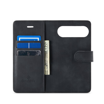 Pixel 9 Pro XL - Charcoal Gray - 2 in 1 Book Case