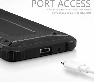 Samsung S20 FE Zwart - Armor Back Cover