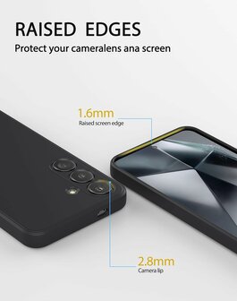 Samsung Galaxy S25 - Zwart - Siliconen Back Cover