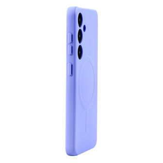 Samsung S25 - Paars - Camera Siliconen MagSafe Back Cover