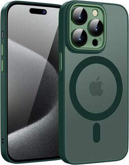 iPhone 14 Pro - Groen - Matte Armor - Geschikt voor MagSafe