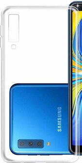 Samsung A7 2018 - Siliconen Back Cover - Transparant