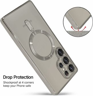 Samsung S25 Ultra - MagSafe TPU Back Cover - Zilver